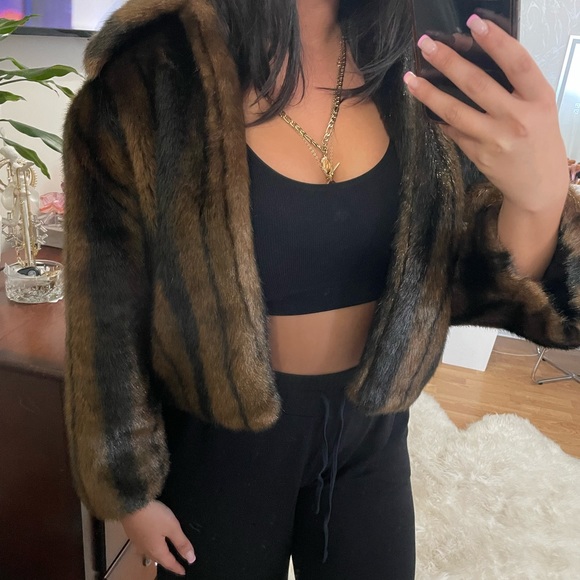 Faux fur coat - Picture 2 of 6